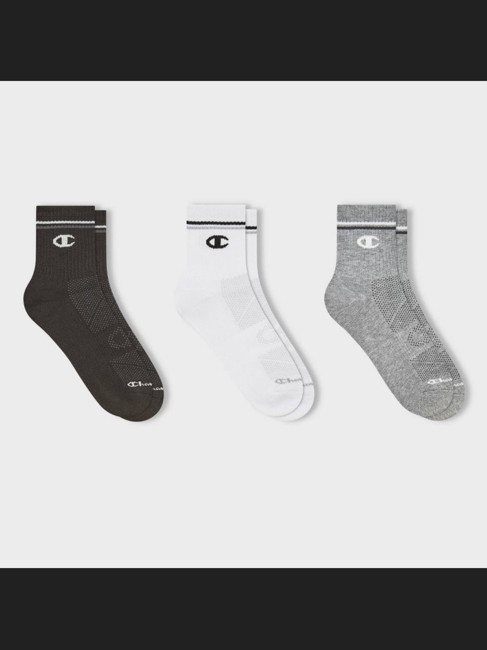 Champion All Sport Performance Mid Crew Socks 3pk